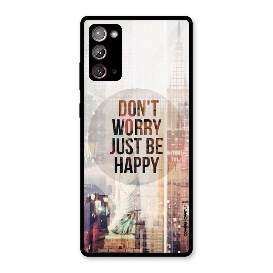 Feel Lively Glass Back Case for Galaxy Note 20