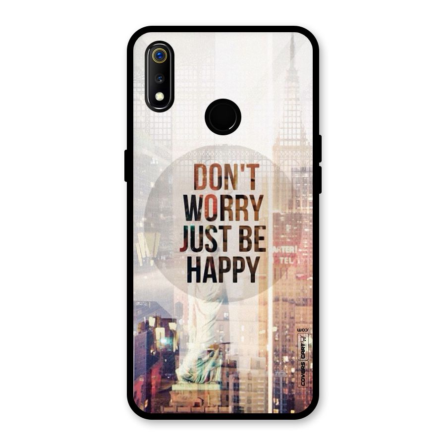 Feel Lively Glass Back Case for Realme 3