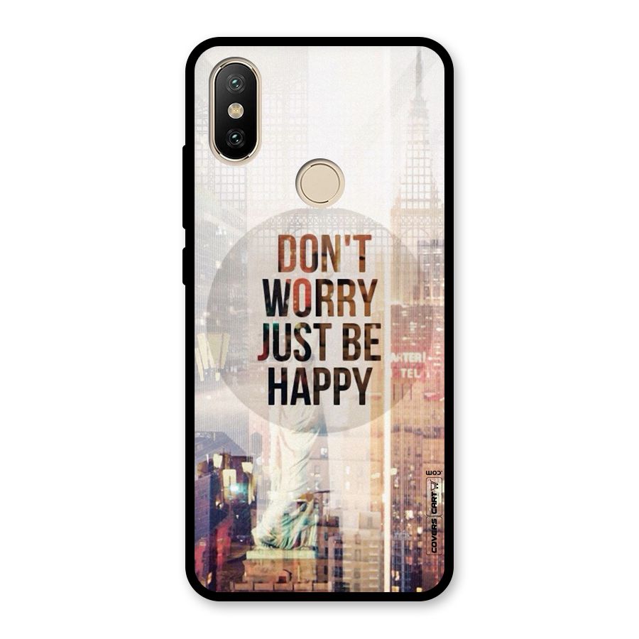 Feel Lively Glass Back Case for Redmi A2