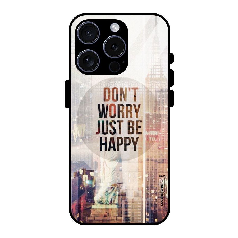 Feel Lively Glass Back Case for iPhone 15 Pro