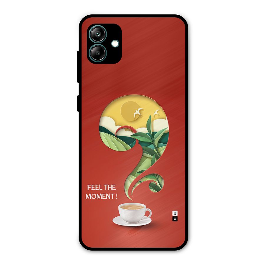 Feel The Moment Metal Back Case for Galaxy A04