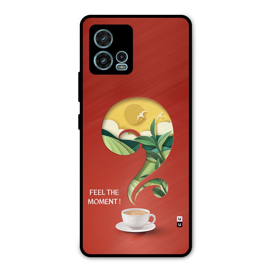 Feel The Moment Metal Back Case for Moto G72