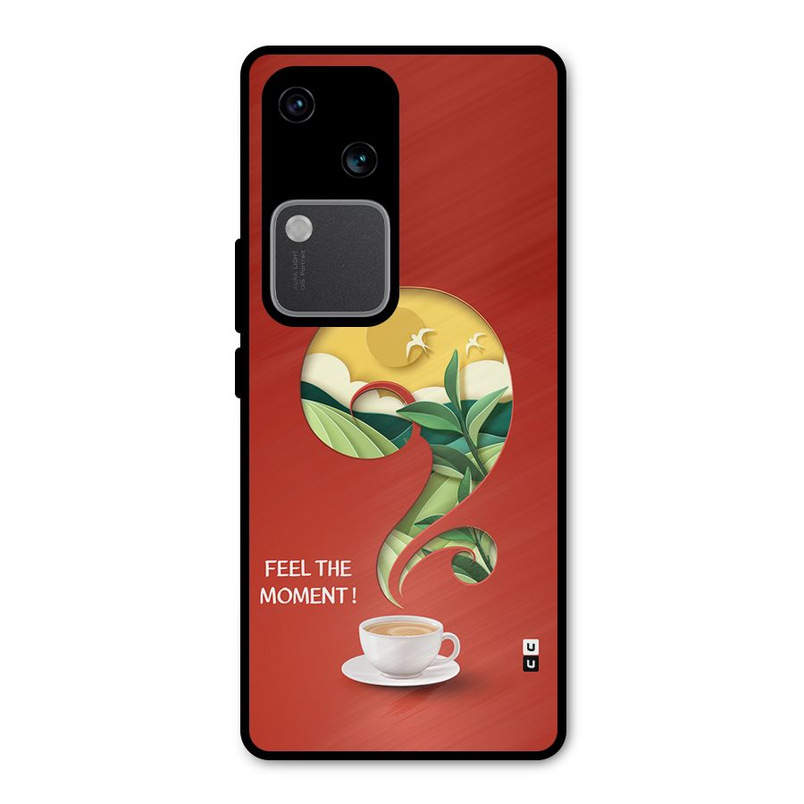 Feel The Moment Metal Back Case for Vivo V30