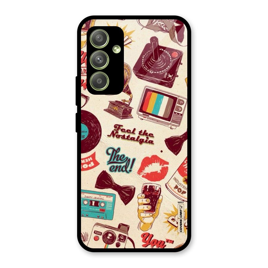 Feel The Nostalgia Glass Back Case for Galaxy A54