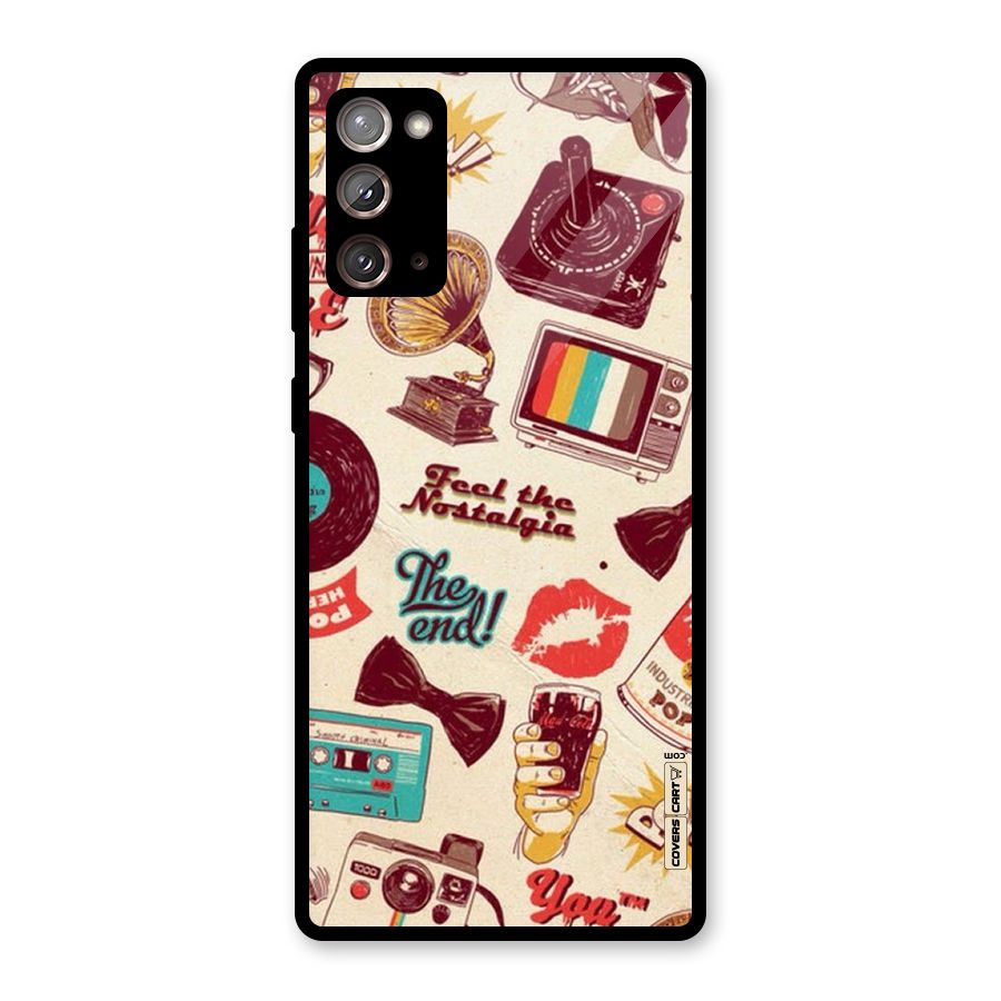 Feel The Nostalgia Glass Back Case for Galaxy Note 20
