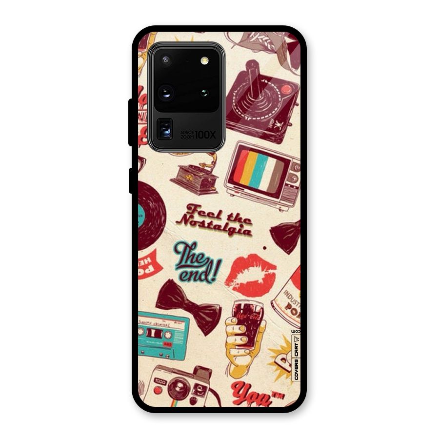 Feel The Nostalgia Glass Back Case for Galaxy S20 Ultra