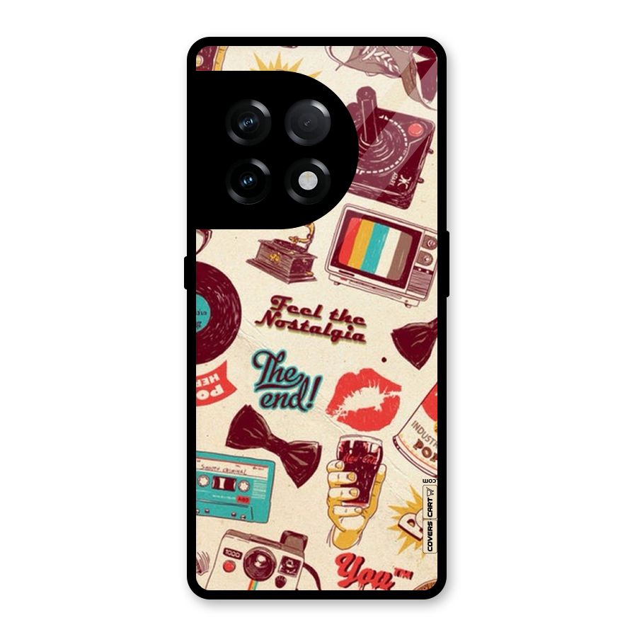Feel The Nostalgia Glass Back Case for OnePlus 11R