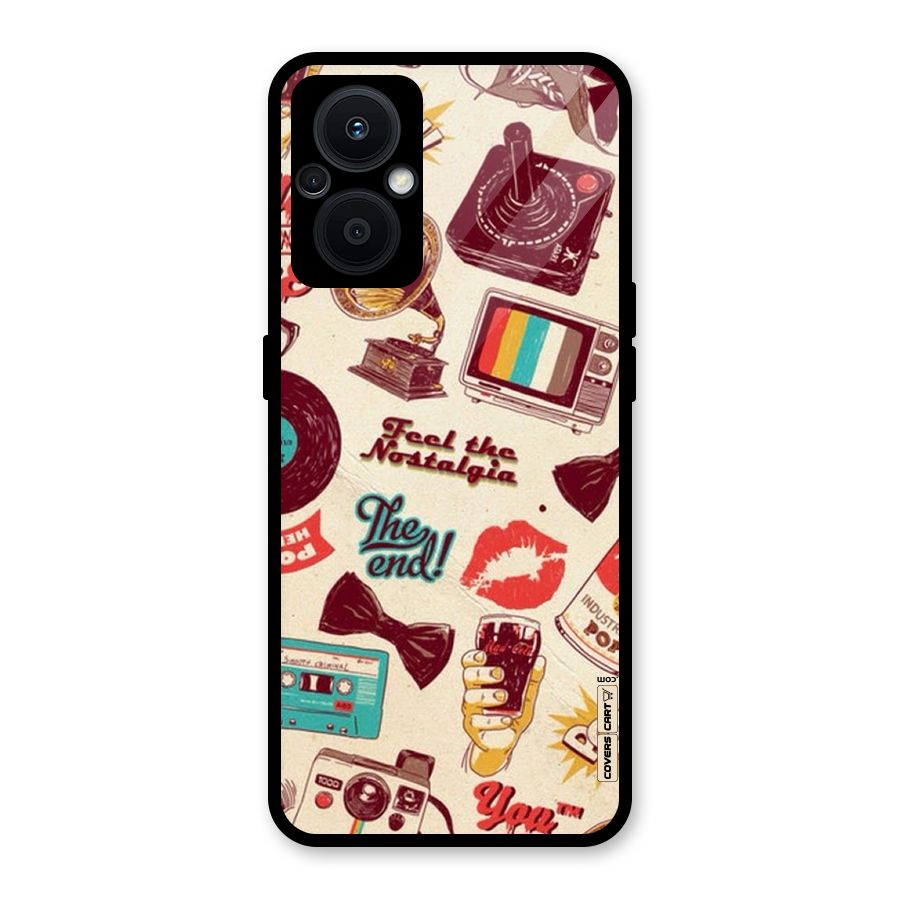 Feel The Nostalgia Glass Back Case for Oppo F21s Pro 5G