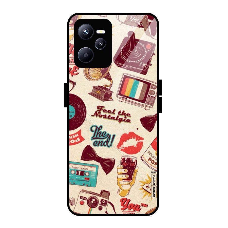 Feel The Nostalgia Glass Back Case for Realme C35