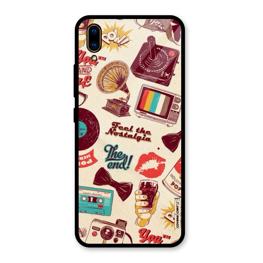 Feel The Nostalgia Glass Back Case for Vivo V11 Pro