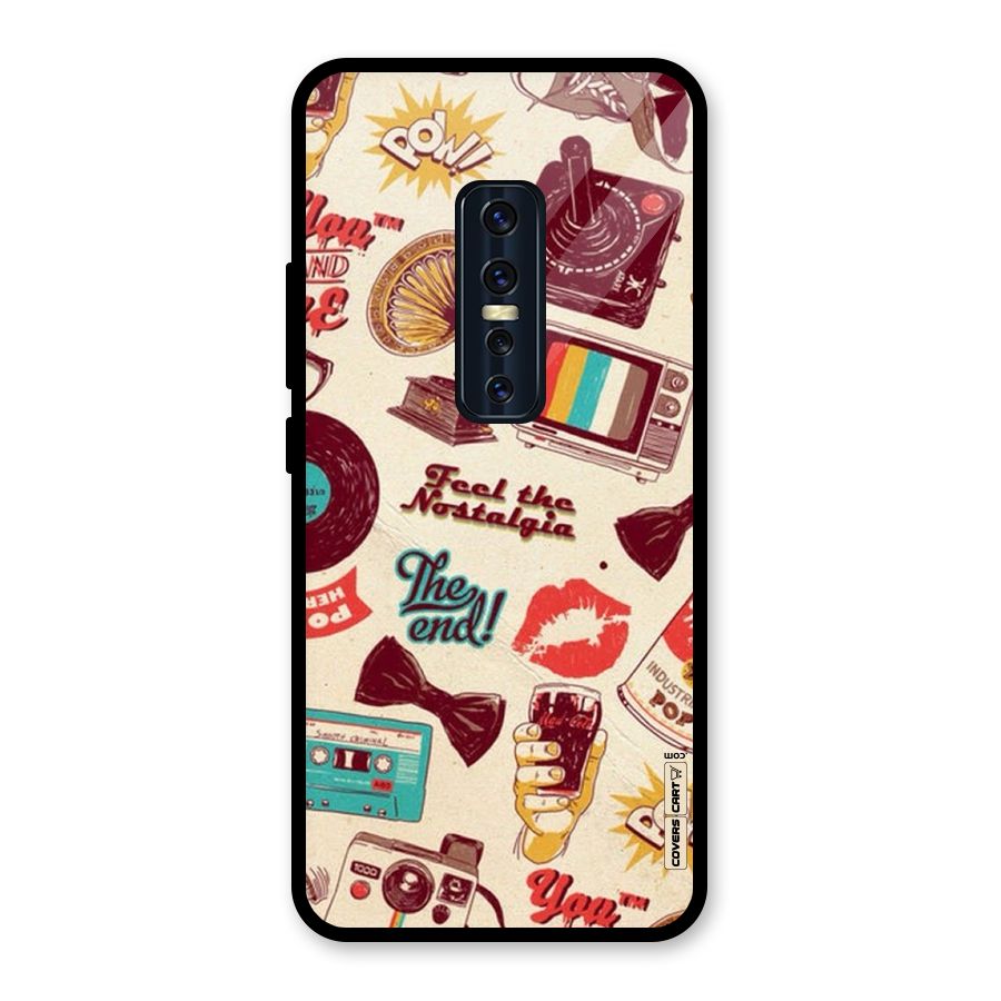 Feel The Nostalgia Glass Back Case for Vivo V17 Pro
