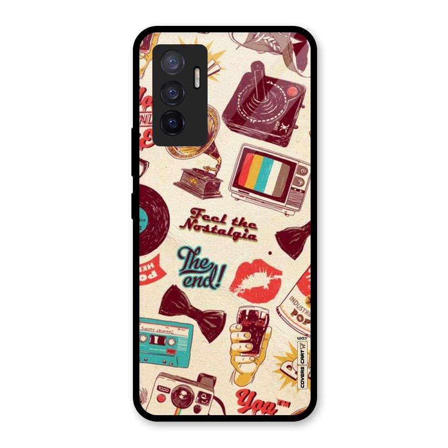 Feel The Nostalgia Glass Back Case for Vivo V23e