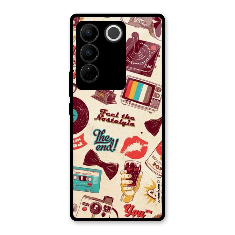 Feel The Nostalgia Glass Back Case for Vivo V27