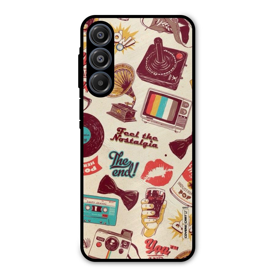 Feel The Nostalgia Metal Back Case for Galaxy A16 5G