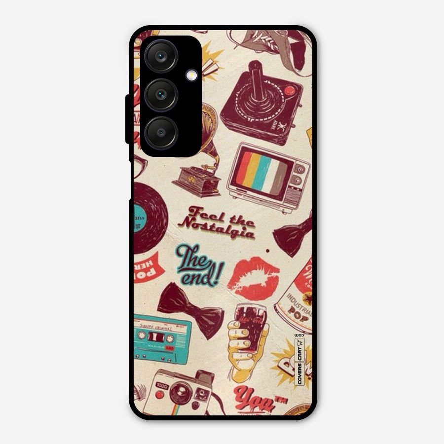 Feel The Nostalgia Metal Back Case for Galaxy A25 5G