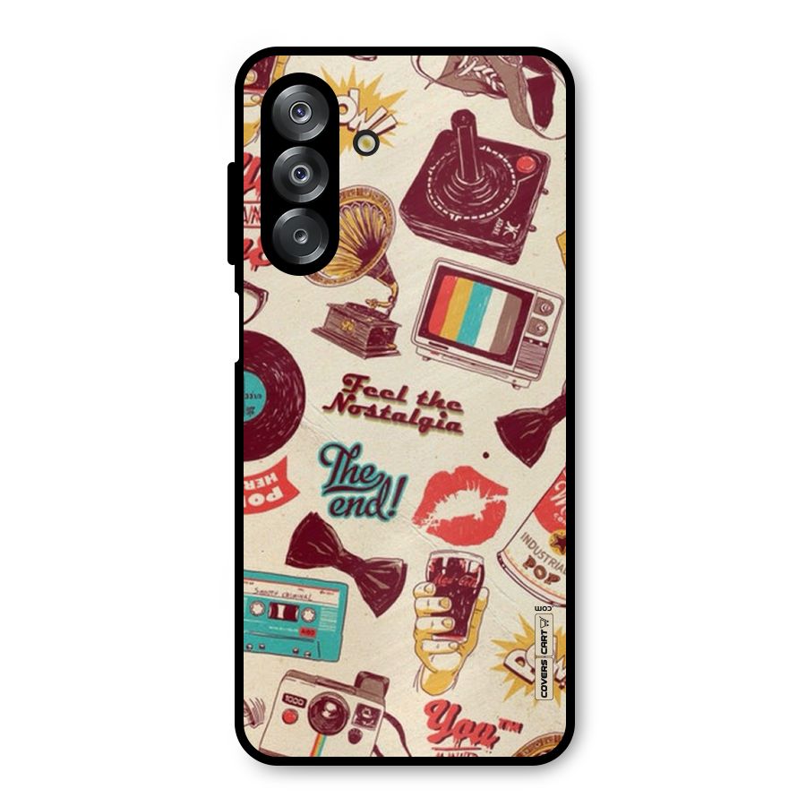 Feel The Nostalgia Metal Back Case for Galaxy A26