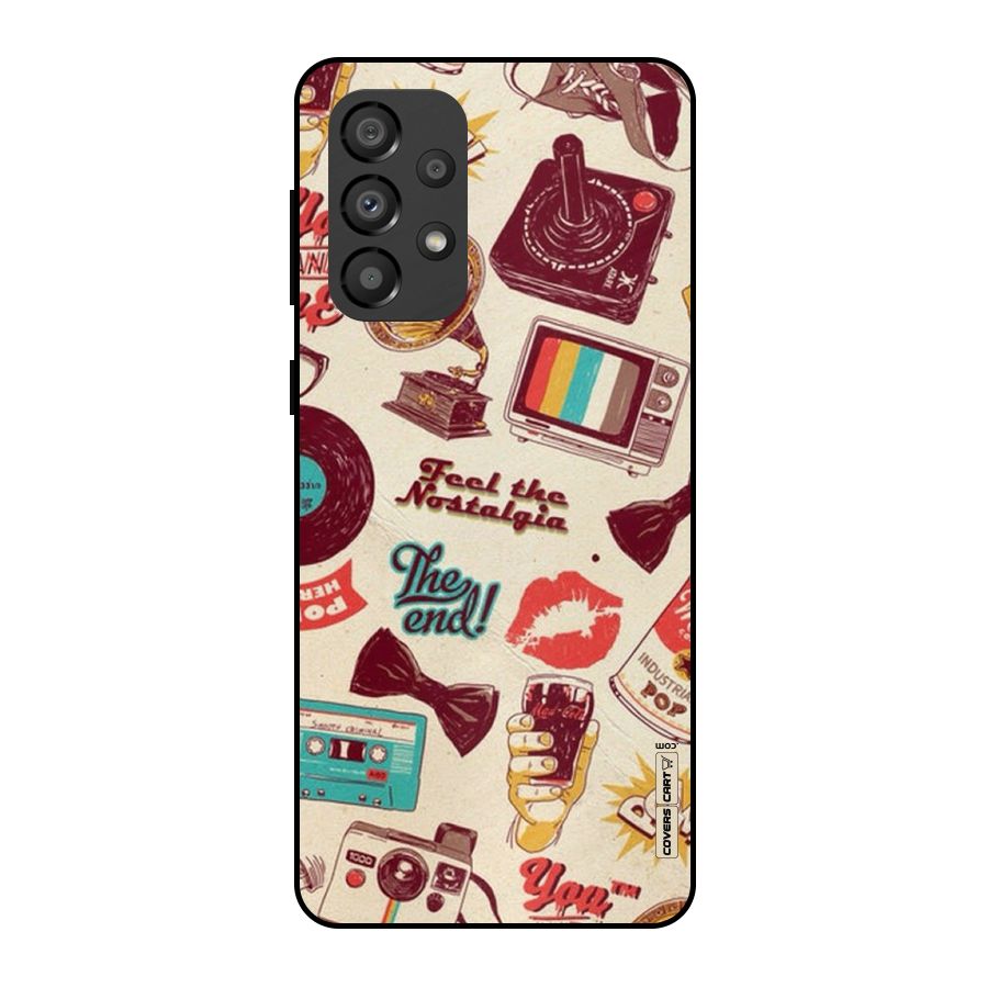 Feel The Nostalgia Metal Back Case for Galaxy A33 5G