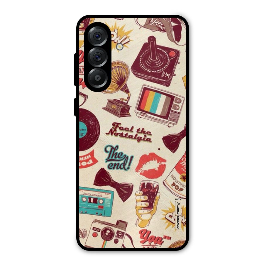 Feel The Nostalgia Metal Back Case for Galaxy A56