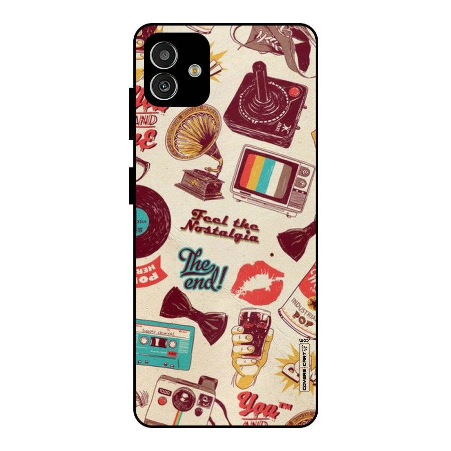 Feel The Nostalgia Metal Back Case for Galaxy M13 5G