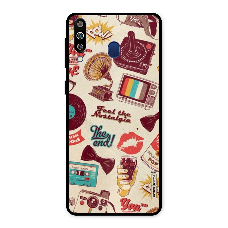 Feel The Nostalgia Metal Back Case for Galaxy M30