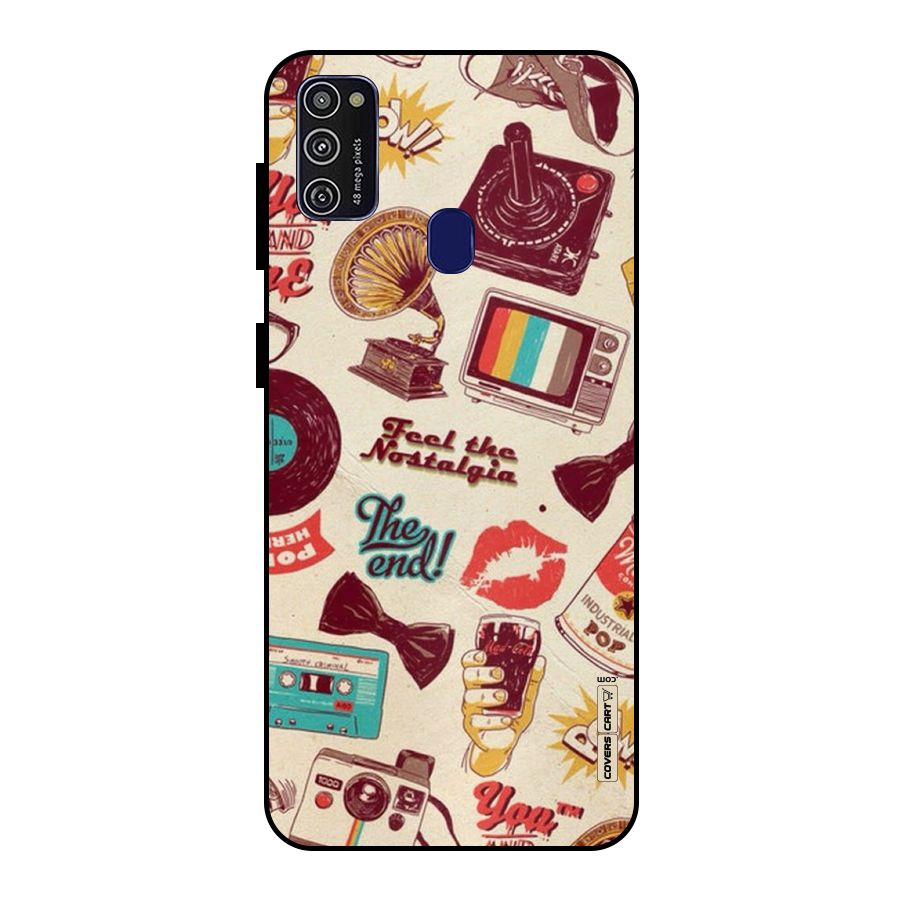 Feel The Nostalgia Metal Back Case for Galaxy M30s
