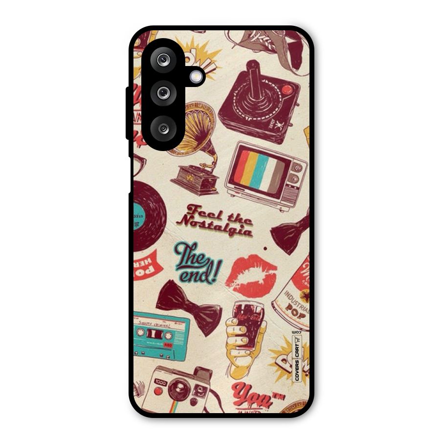 Feel The Nostalgia Metal Back Case for Galaxy M36