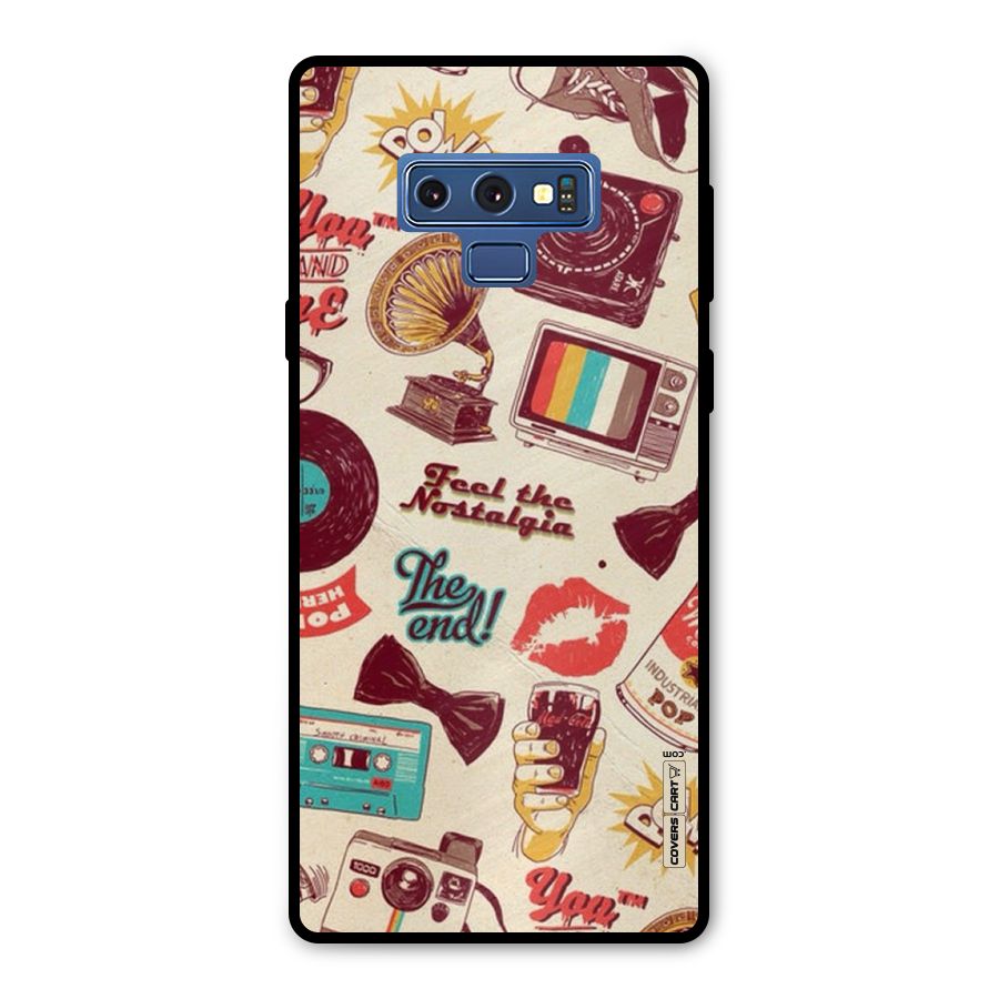 Feel The Nostalgia Metal Back Case for Galaxy Note 9