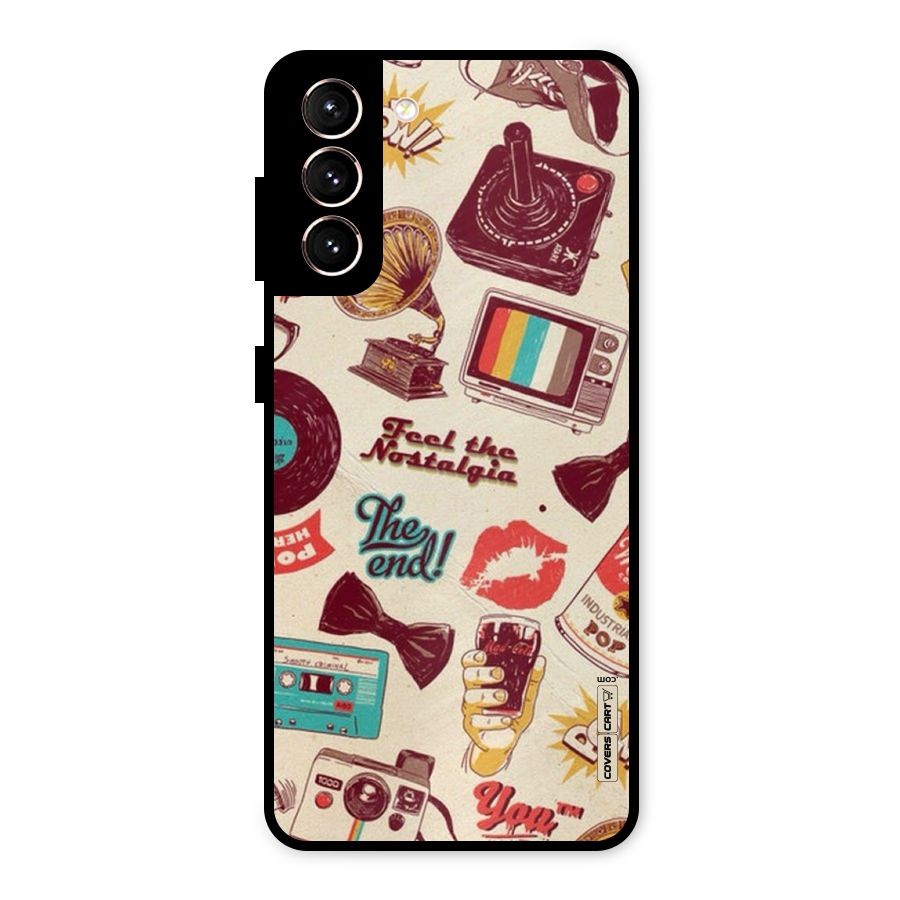 Feel The Nostalgia Metal Back Case for Galaxy S21 5G