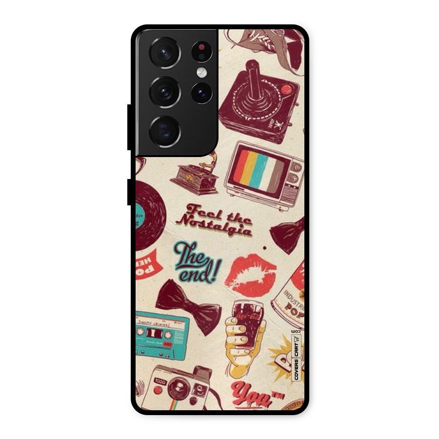Feel The Nostalgia Metal Back Case for Galaxy S21 Ultra 5G