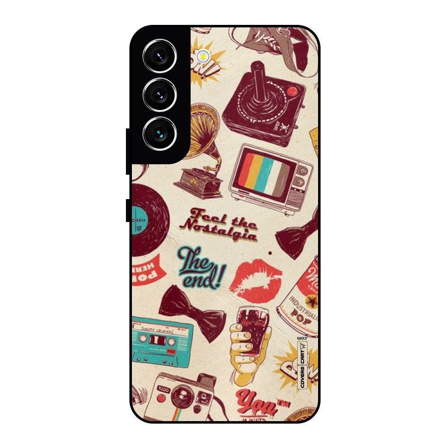 Feel The Nostalgia Metal Back Case for Galaxy S22 5G