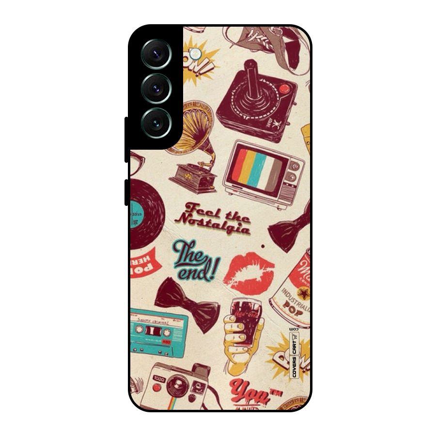 Feel The Nostalgia Metal Back Case for Galaxy S22 Plus 5G