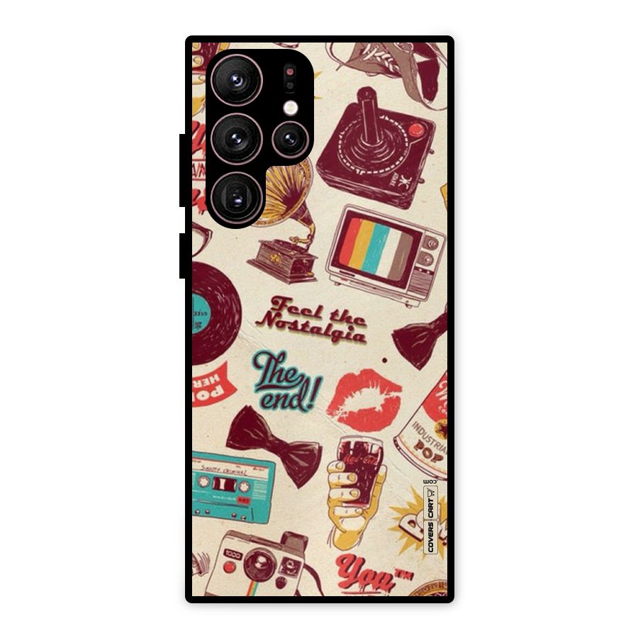 Feel The Nostalgia Metal Back Case for Galaxy S22 Ultra 5G