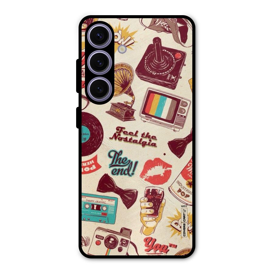Feel The Nostalgia Metal Back Case for Galaxy S24
