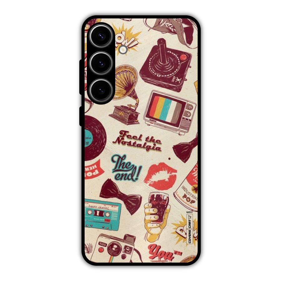 Feel The Nostalgia Metal Back Case for Galaxy S24 Plus
