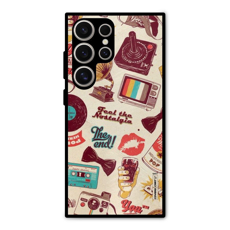 Feel The Nostalgia Metal Back Case for Galaxy S24 Ultra