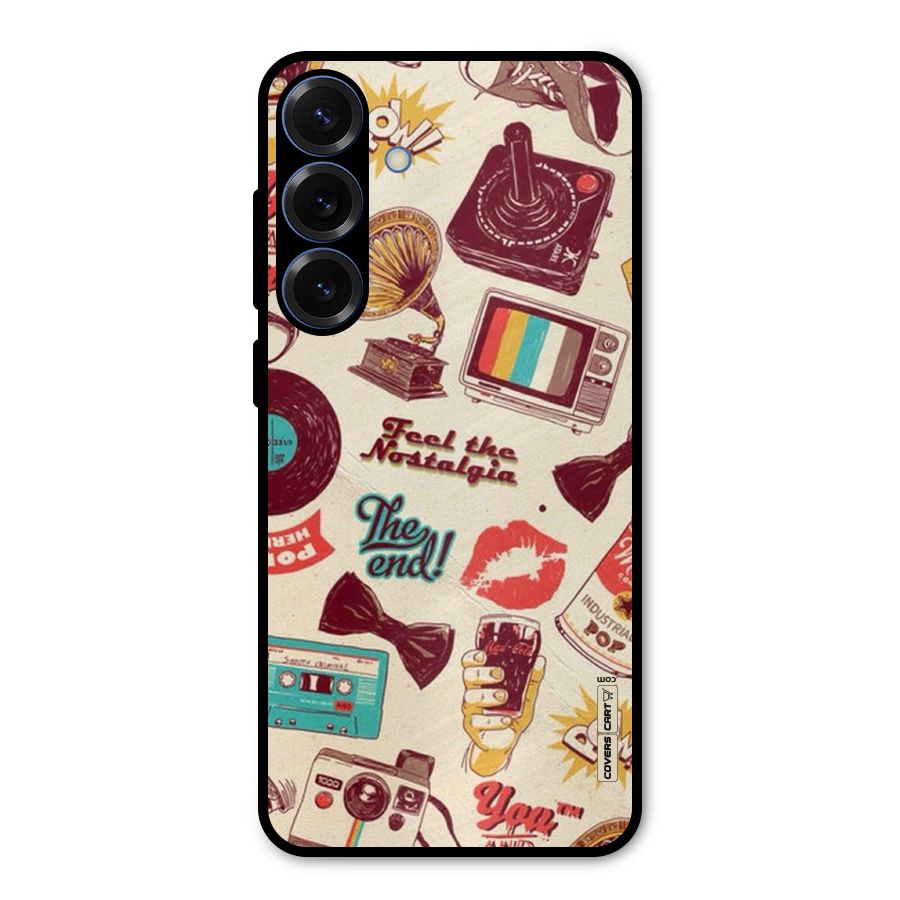 Feel The Nostalgia Metal Back Case for Galaxy S25 Plus