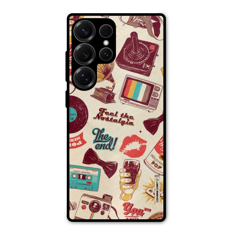 Feel The Nostalgia Metal Back Case for Galaxy S25 Ultra