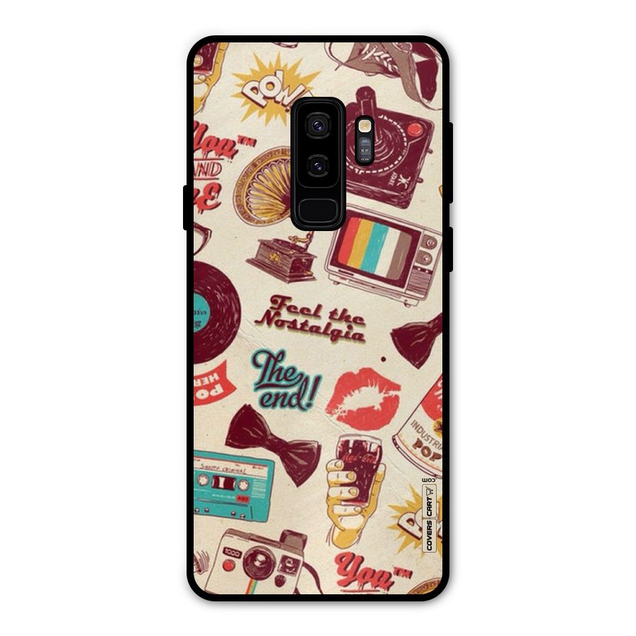 Feel The Nostalgia Metal Back Case for Galaxy S9 Plus
