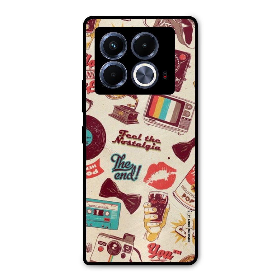 Feel The Nostalgia Metal Back Case for Infinix Note 40 5G