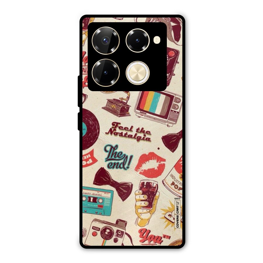 Feel The Nostalgia Metal Back Case for Infinix Note 40 Pro Plus