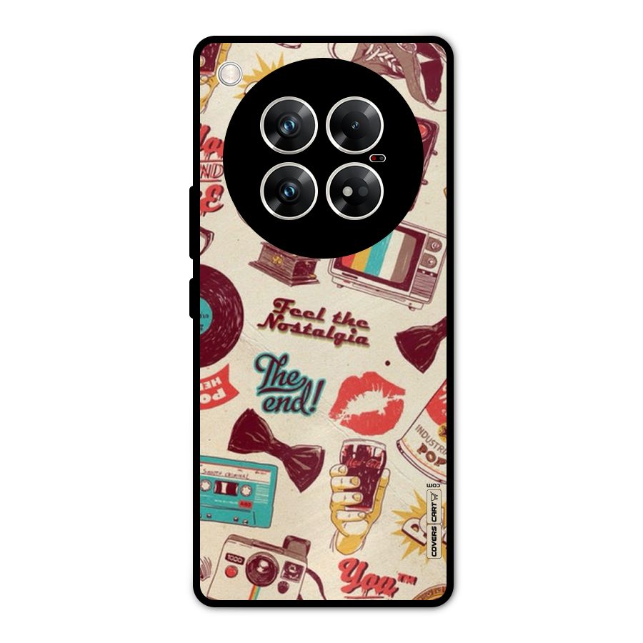 Feel The Nostalgia Metal Back Case for Infinix Zero 40 5G