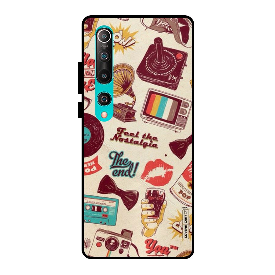 Feel The Nostalgia Metal Back Case for Mi 10