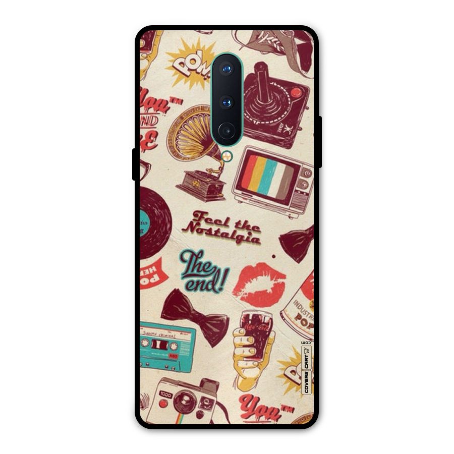Feel The Nostalgia Metal Back Case for OnePlus 8