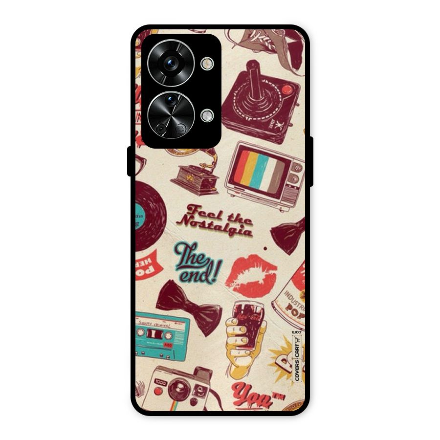 Feel The Nostalgia Metal Back Case for OnePlus Nord 2T