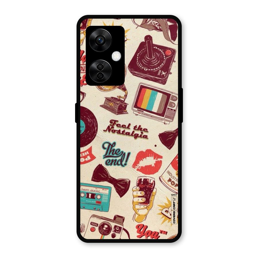 Feel The Nostalgia Metal Back Case for OnePlus Nord CE 3 Lite