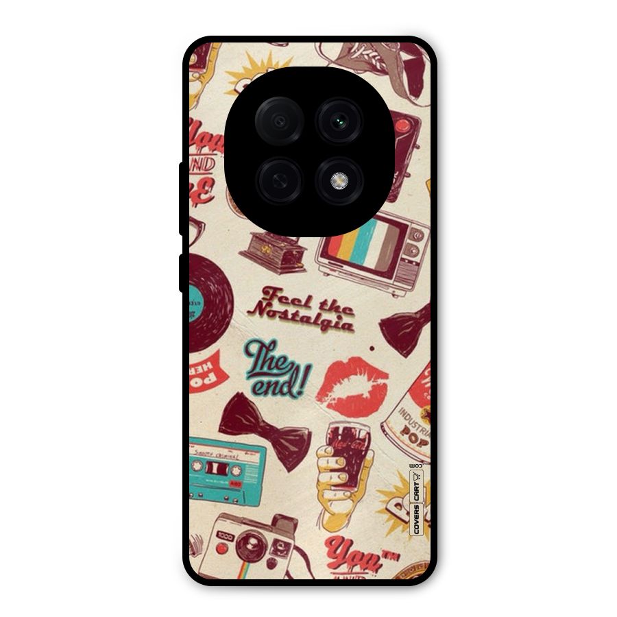 Feel The Nostalgia Metal Back Case for Oppo F29 Pro