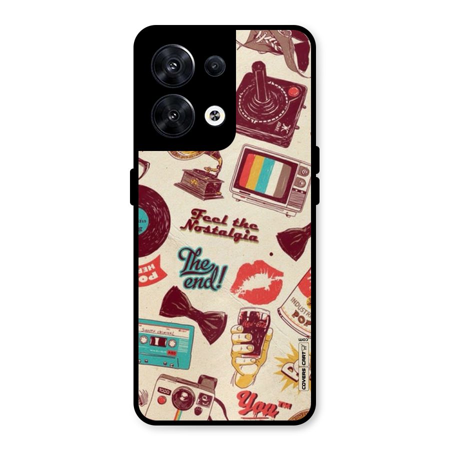 Feel The Nostalgia Metal Back Case for Oppo Reno8 5G