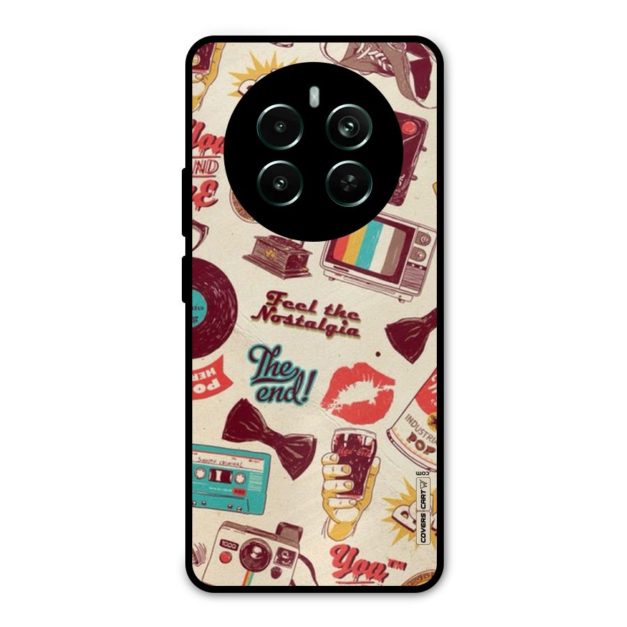 Feel The Nostalgia Metal Back Case for Realme 12 Pro Plus