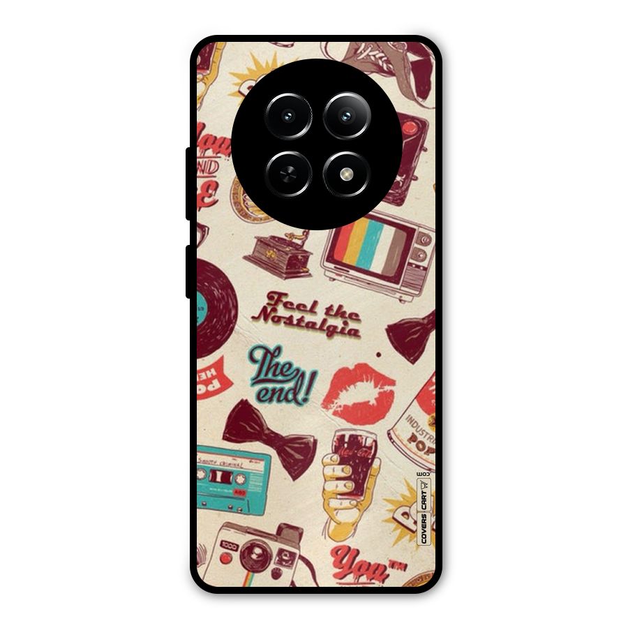 Feel The Nostalgia Metal Back Case for Realme 13