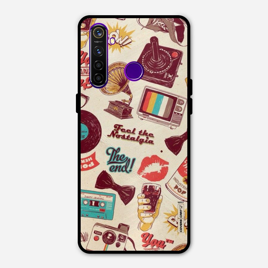 Feel The Nostalgia Metal Back Case for Realme 5 Pro